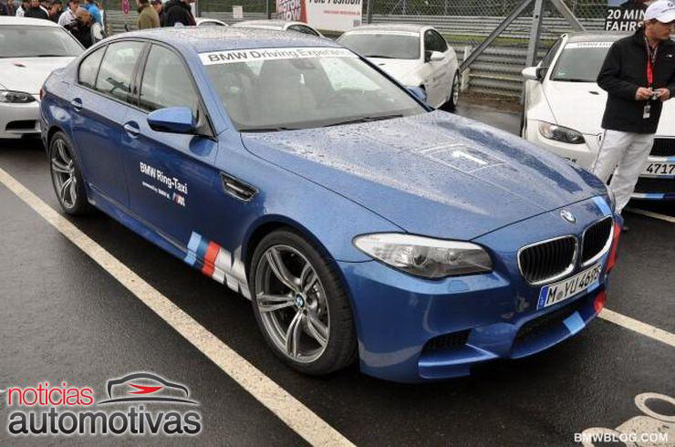 bmw m5 taxi nurburgring 1 Novo BMW M5 Taxi de Nurburgring é revelado