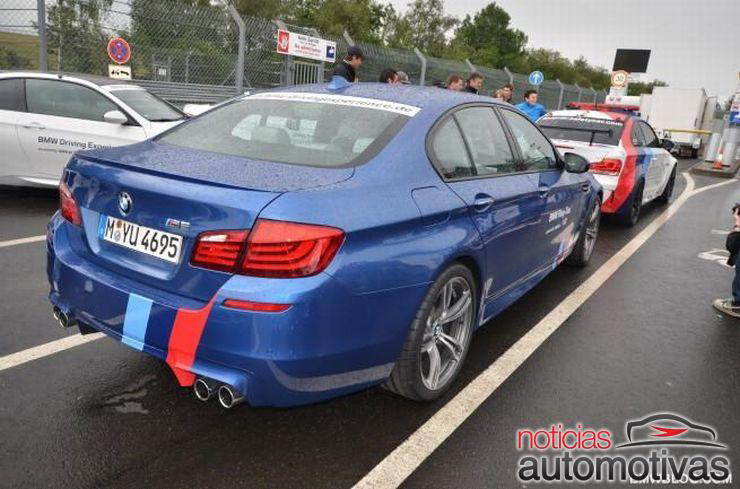 bmw m5 taxi nurburgring 2 Novo BMW M5 Taxi de Nurburgring é revelado