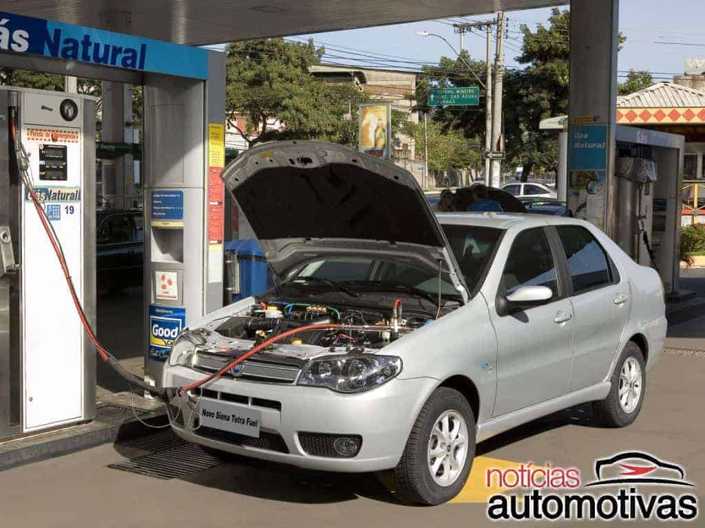 fiat siena tetrafuel gás gnv fiat siena tetrafuel gás gnv