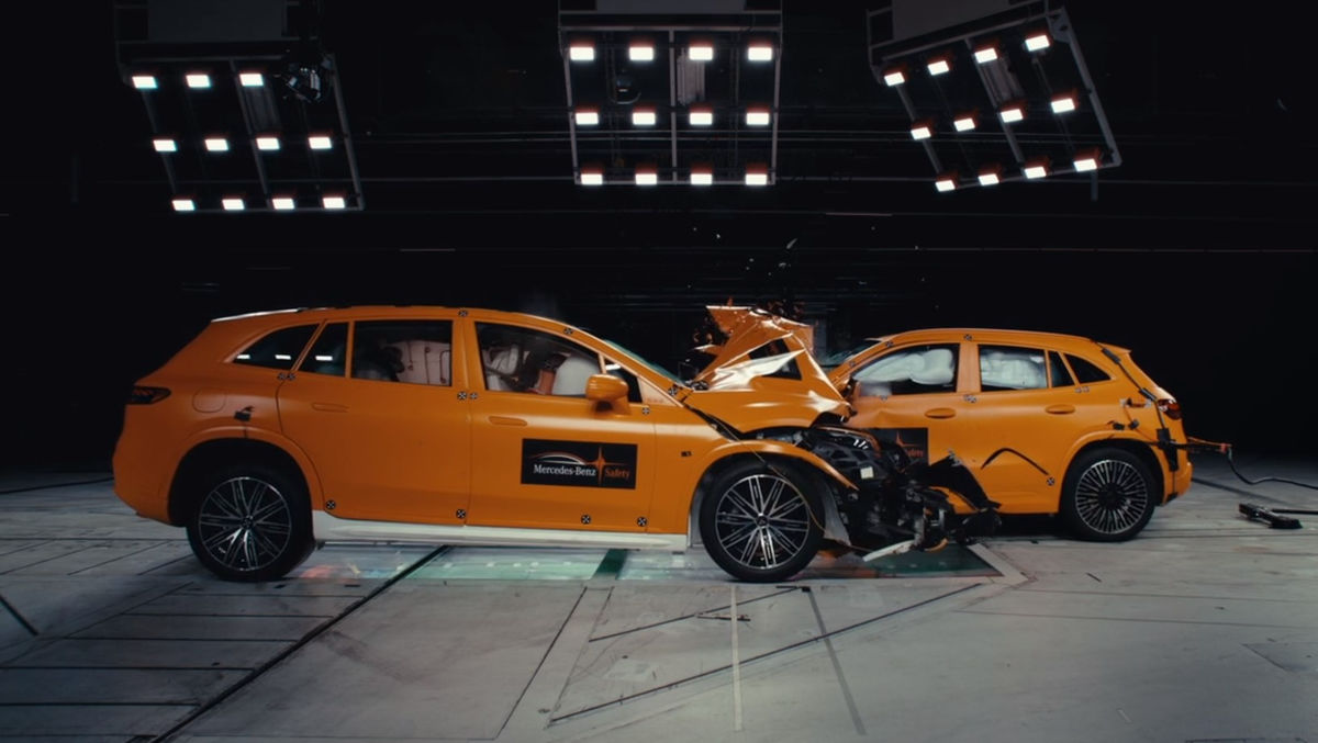mercedes benz crash test elétricos 1