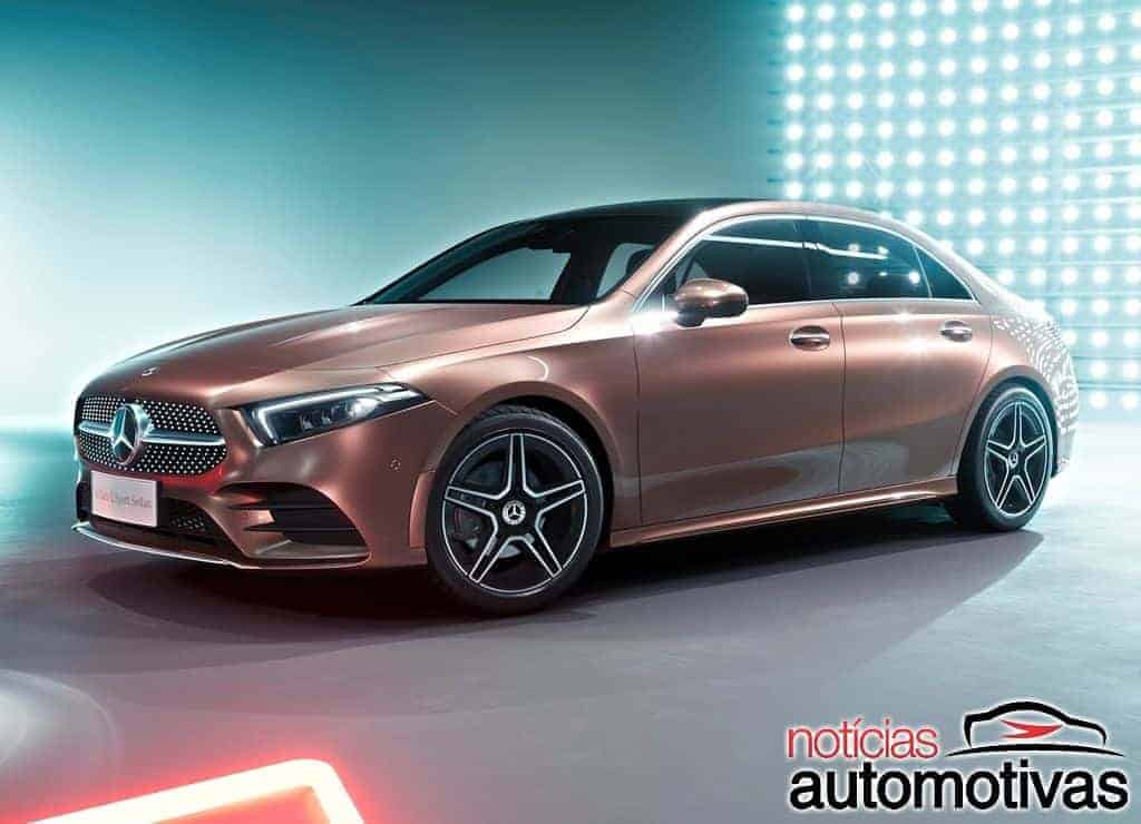 Mercedes-Benz-Classe-A-L-Sedan-2019-1 Mercedes-Benz-Classe-A-L-Sedan-2019-1 Mercedes-Benz Classe A L Sedan é revelado com entre-eixos longo na China
