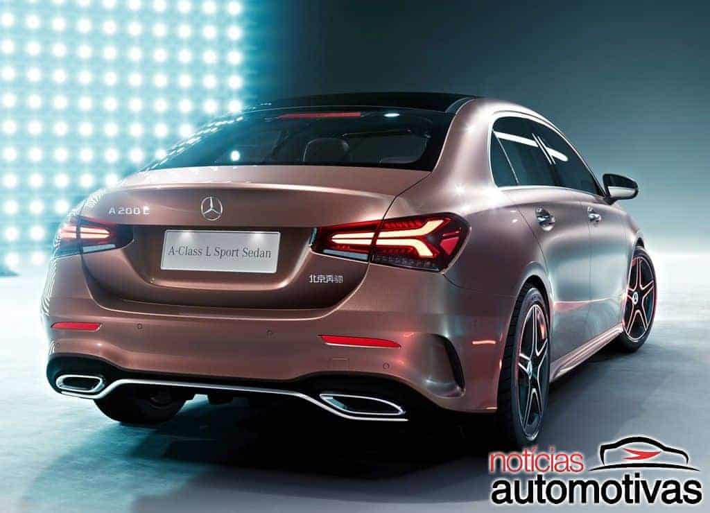 Mercedes-Benz-Classe-A-L-Sedan-2019-1 Mercedes-Benz-Classe-A-L-Sedan-2019-1 Mercedes-Benz Classe A L Sedan é revelado com entre-eixos longo na China