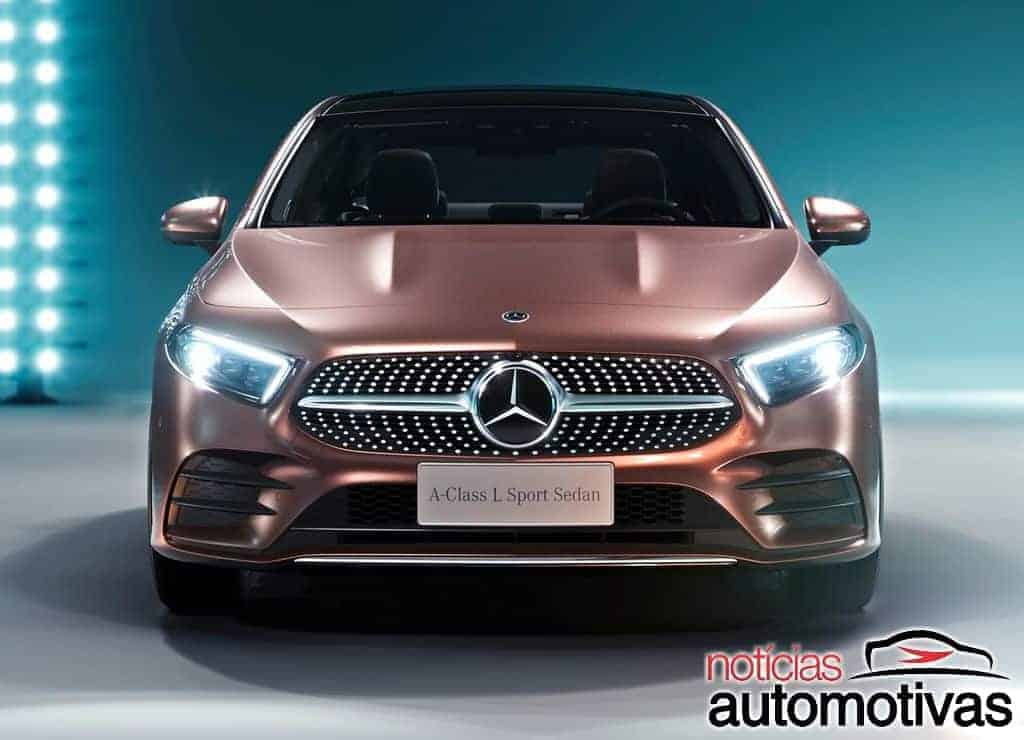 Mercedes-Benz-Classe-A-L-Sedan-2019-1 Mercedes-Benz-Classe-A-L-Sedan-2019-1 Mercedes-Benz Classe A L Sedan é revelado com entre-eixos longo na China