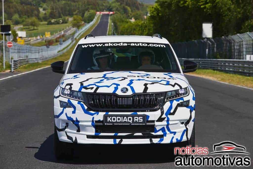 Skoda-Kodiaq-RS-em-Nürburgring-10 Skoda Kodiaq RS é o SUV de sete lugares mais rápido em Nürburgring