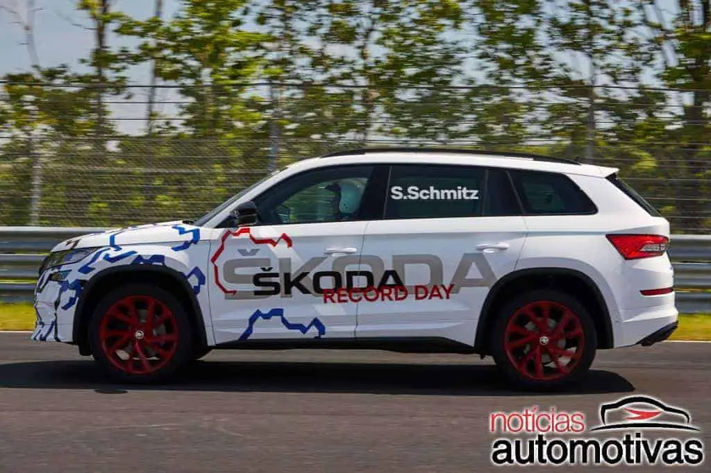 Skoda-Kodiaq-RS-em-Nürburgring-14 Skoda Kodiaq RS é o SUV de sete lugares mais rápido em Nürburgring