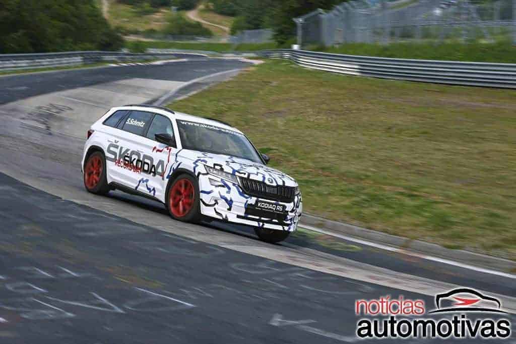 Skoda-Kodiaq-RS-em-Nürburgring-15 Skoda Kodiaq RS é o SUV de sete lugares mais rápido em Nürburgring