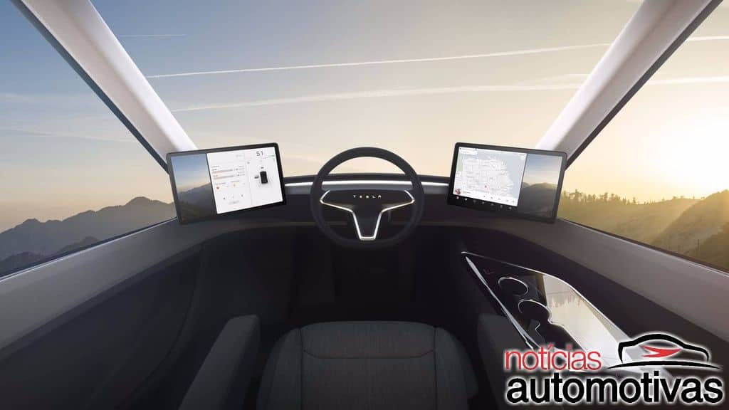 Tesla-Semi-6 Tesla Semi: caminhão elétrico vai de 0 a 96 em 5 segundos e tem autonomia de 800 km