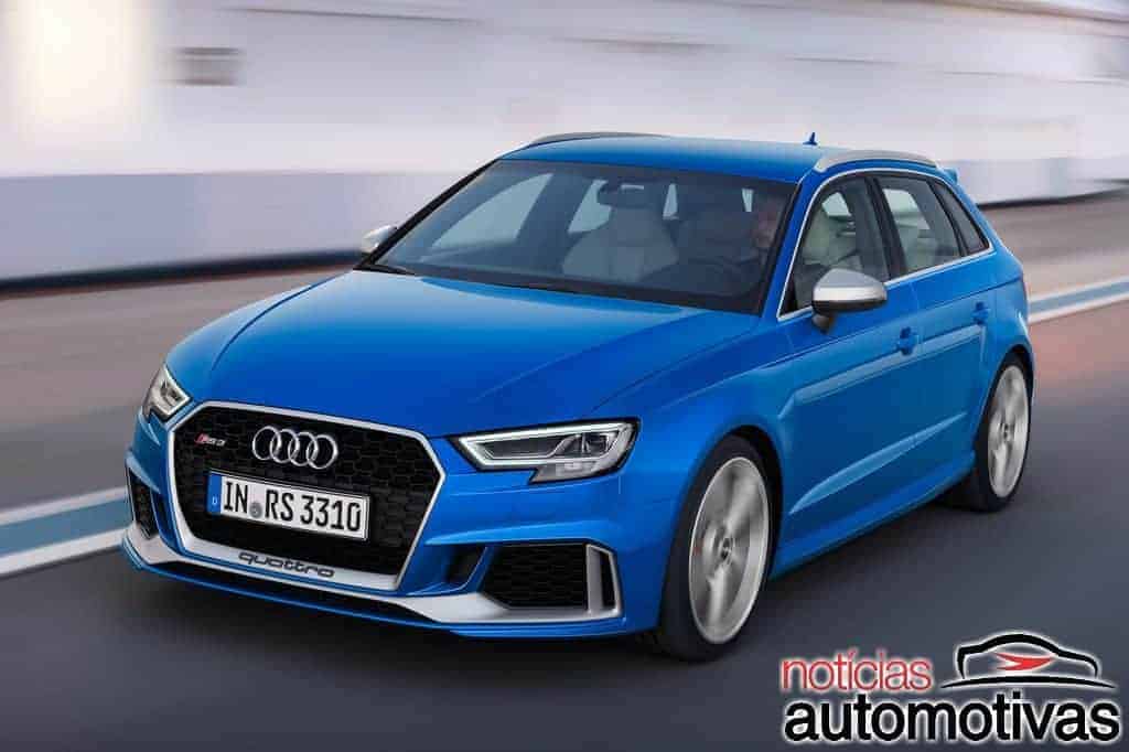 audi-rs3-sedan-2017-11 Em duas opções, Audi RS3 2018 chega ao Brasil por R$ 329.990