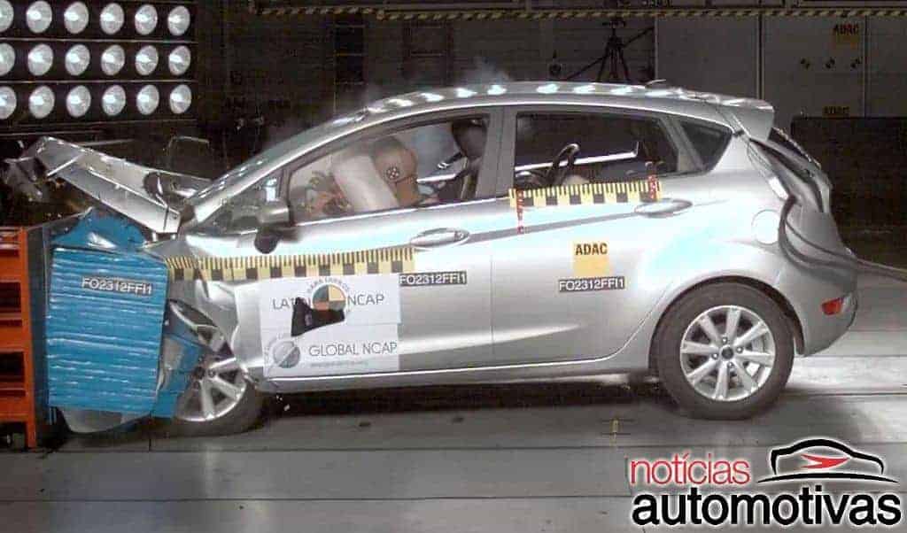 Top 10: carros mais seguros - Inclui March e Versa Ford-fiesta-latin-ncap