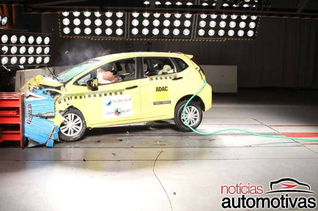 Top 10: carros mais seguros - Inclui March e Versa Honda-fit-latin-ncap