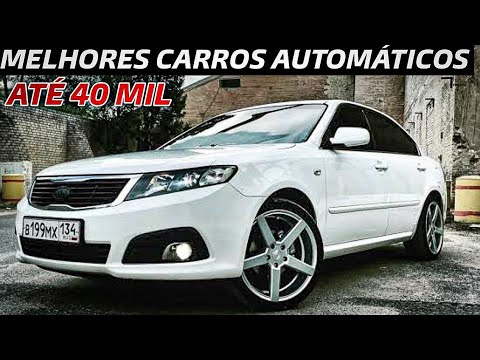 MELHORES CARROS AUTOMÁTICOS BONS E CONFIÁVEIS até 40 MIL para comprar em 2023