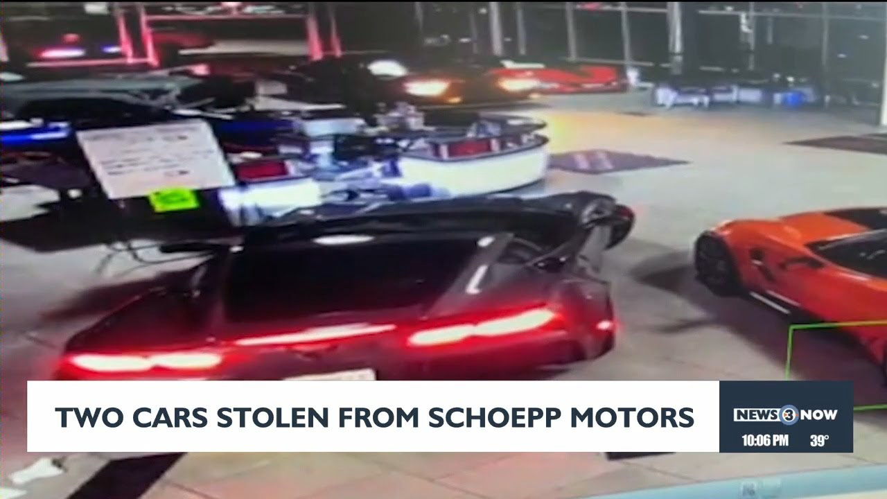 2 cars stolen from Schoepp Motors showroom in overnight burglary