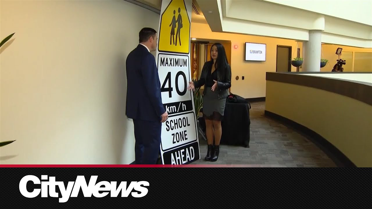 New provincial speed limit signs too large for municipal poles