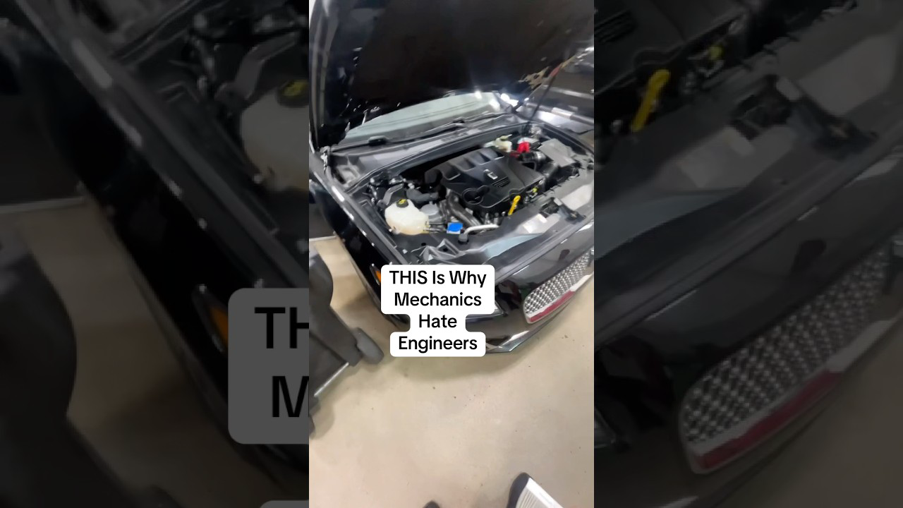 This is why mechanics hate engineers? #automobile #shorts ￼