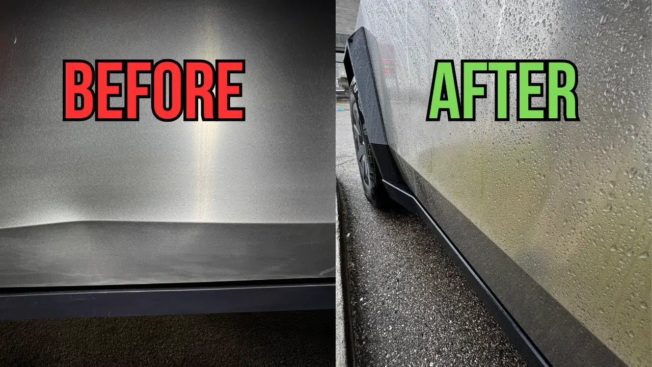 Tesla Wanted $3k To Fix A Dent On My Cybertruck I Did It For $25 😳