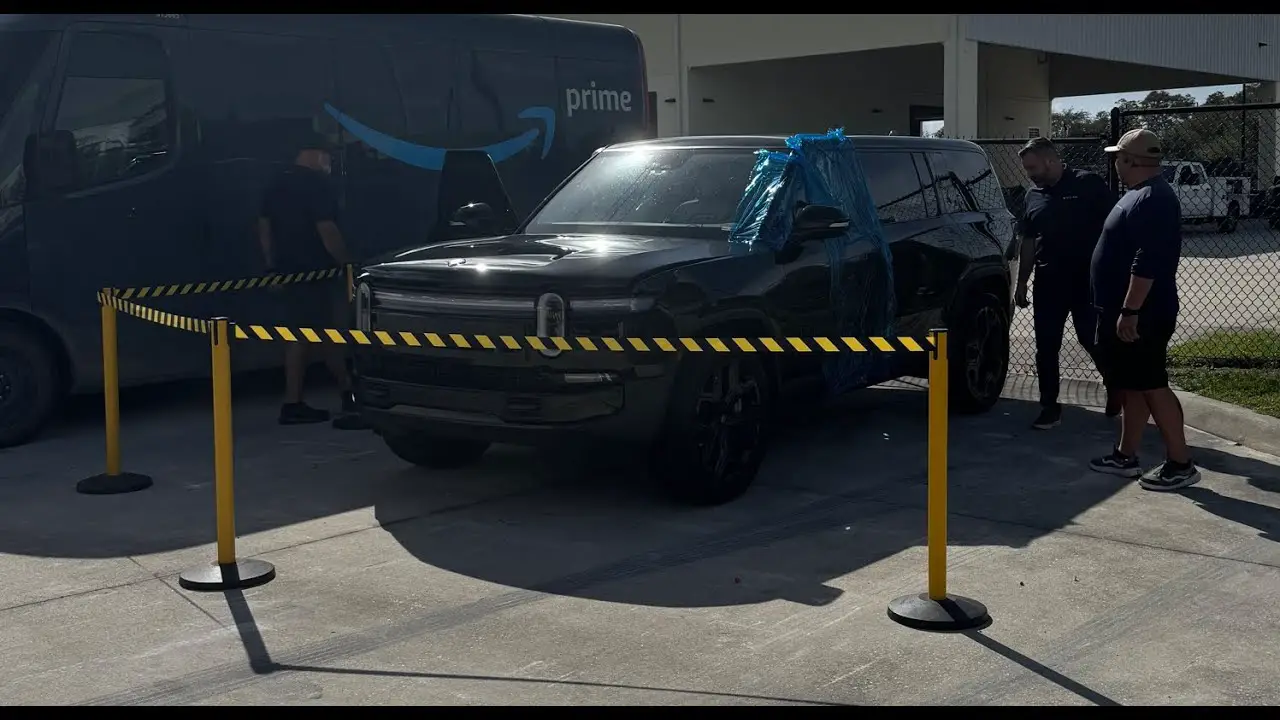 ‘It started smoking’: Driver called 911 after she felt trapped in Rivian SUV