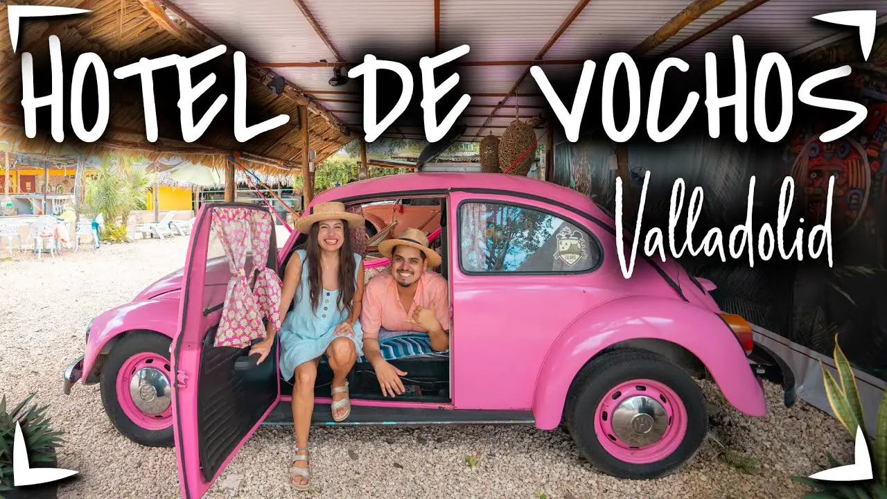 VOCHO HOTEL Yucatan Valladolid 🔴 Dormimos en un Vocho y una avioneta ✅ ¿Hace calor? ¿Baños?