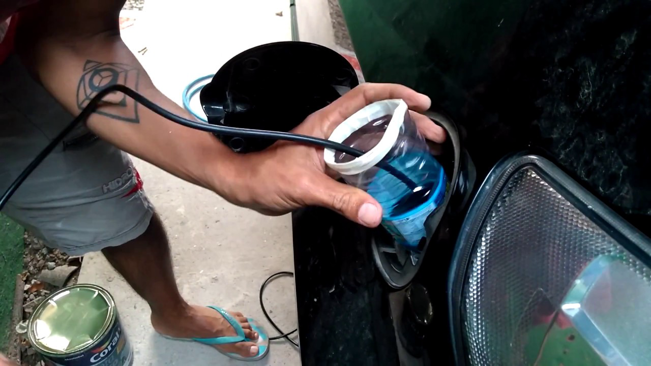 COMO RETIRAR COMBUSTÍVEL DO TANQUE DO AUTOMÓVEL