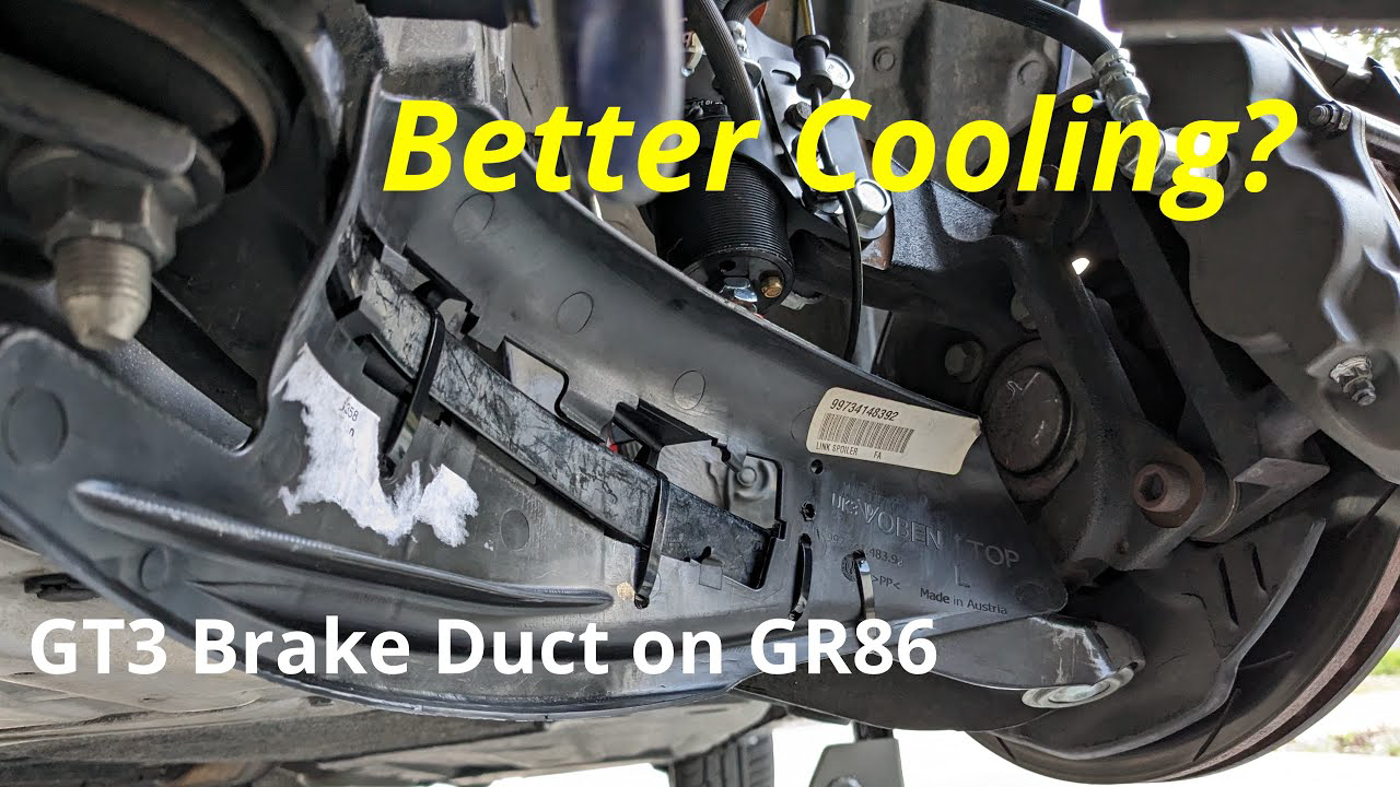 GT3 Brake duct on GR86 - Does it cool the brakes?