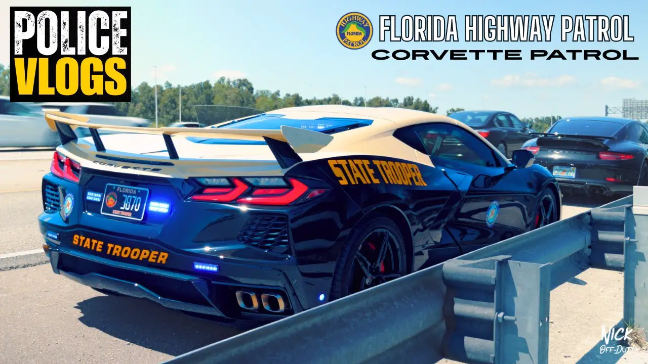 POLICE VLOGS- Corvette Patrol (Florida Highway Patrol) World Premiere