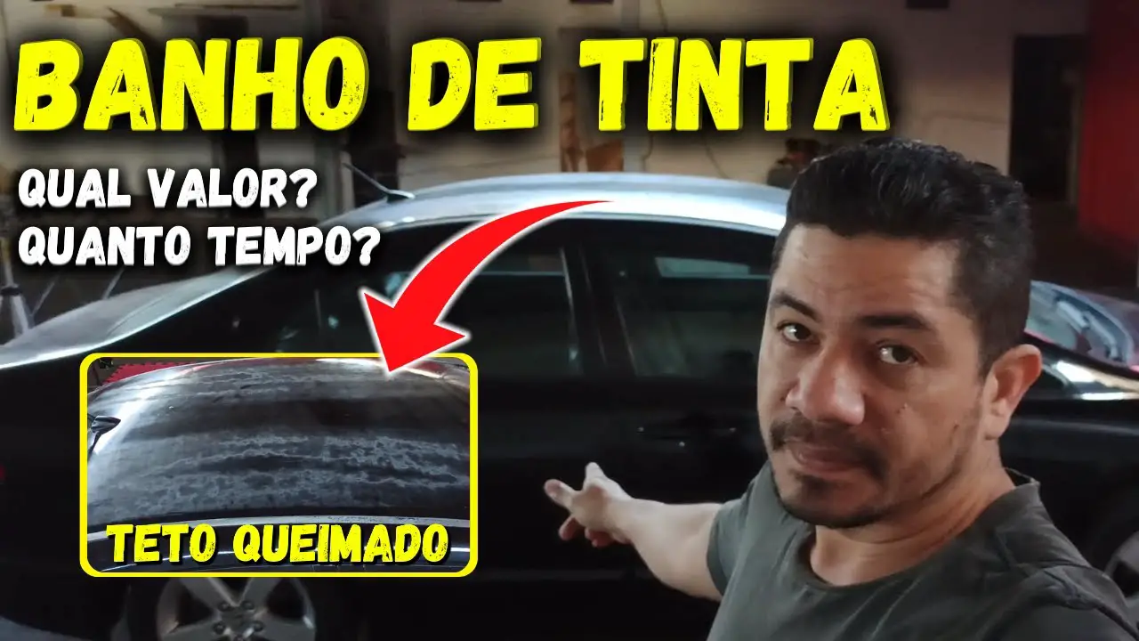 QUANTO CUSTA dar um BANHO de TINTA pintando carro todo e será se vale a pena? QUANTO TEMPO DEMORA?