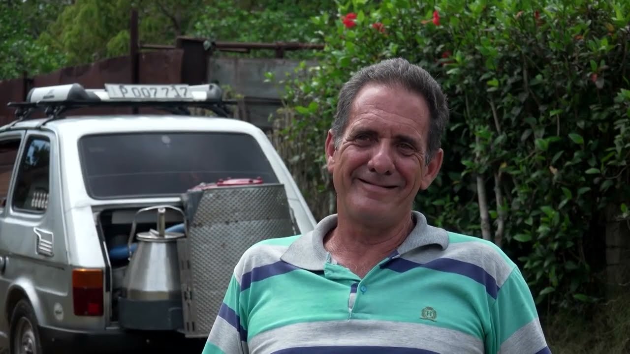 Facing US oil blockade, Cuban man powers car with charcoal