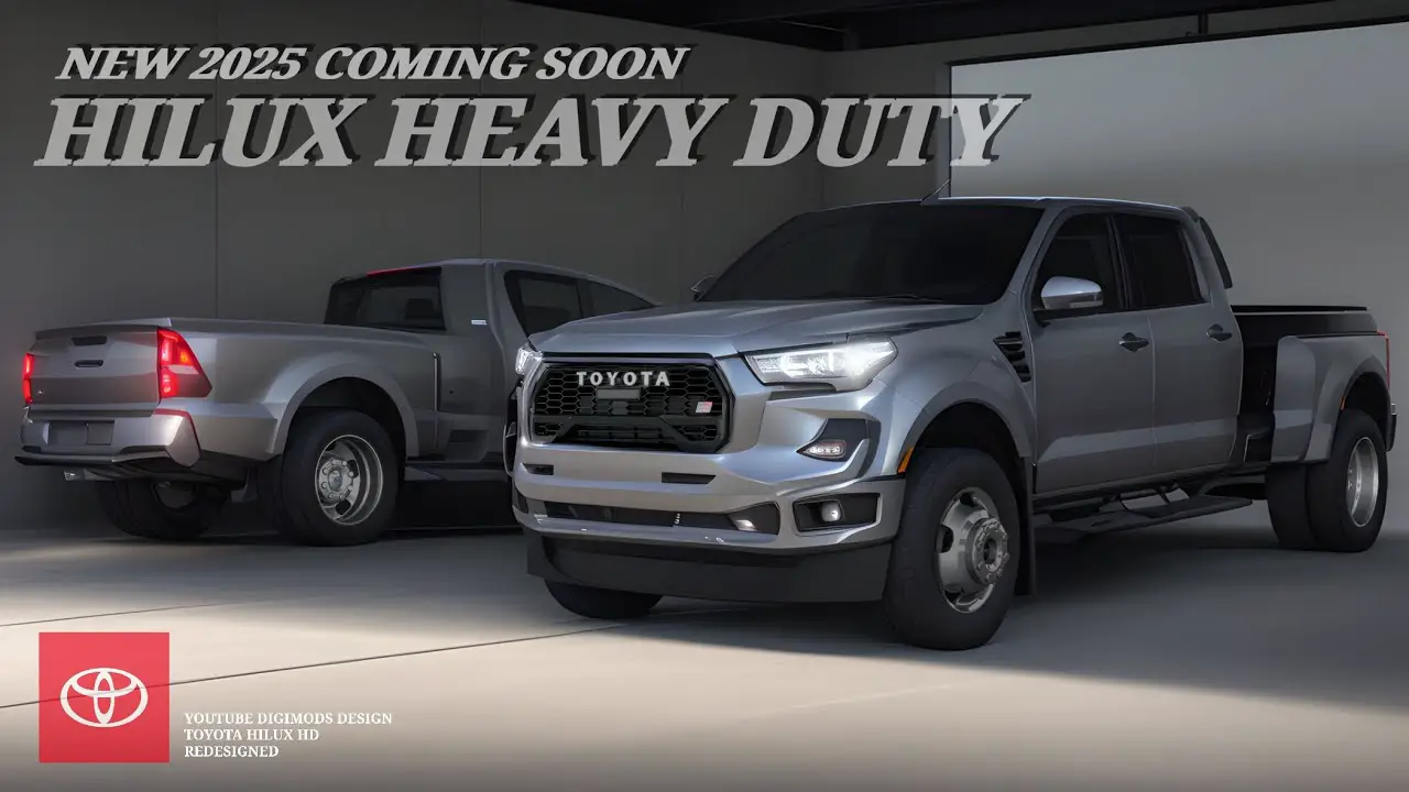 NEW 2025 TOYOTA HILUX HEAVY DUTY? REDESIGN | Digimods DESIGN |