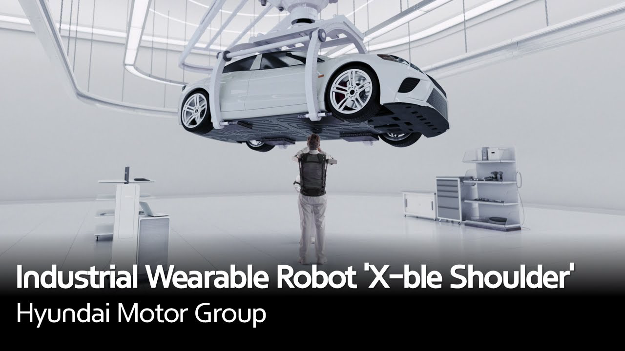 Introducing Industrial Wearable Robot 'X-ble Shoulder' | Hyundai Motor Group