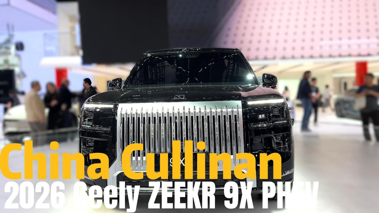 2026 Geely ZEEKR 9X PHEV FirstLook Walkaround—Shanghai Auto Show 2025 | 4K