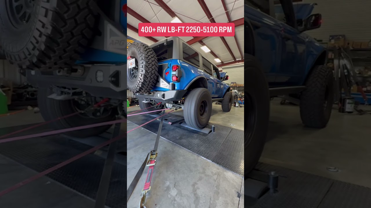 Bronco Raptor 7.3L Godzilla V8 First Dyno Results