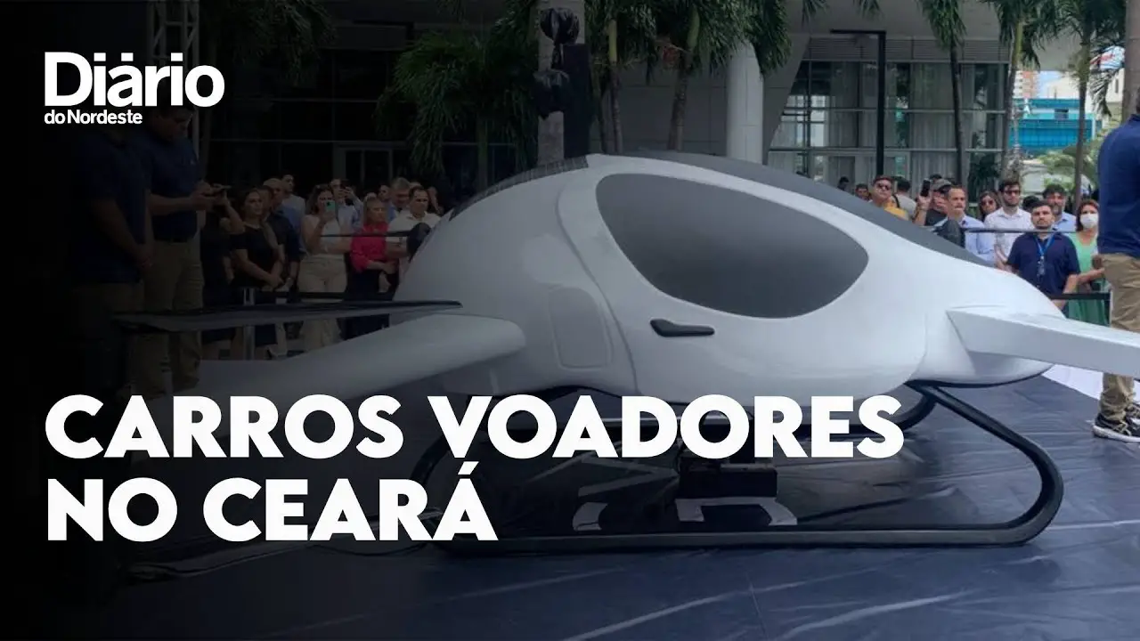 Carro voador é apresentado em Fortaleza