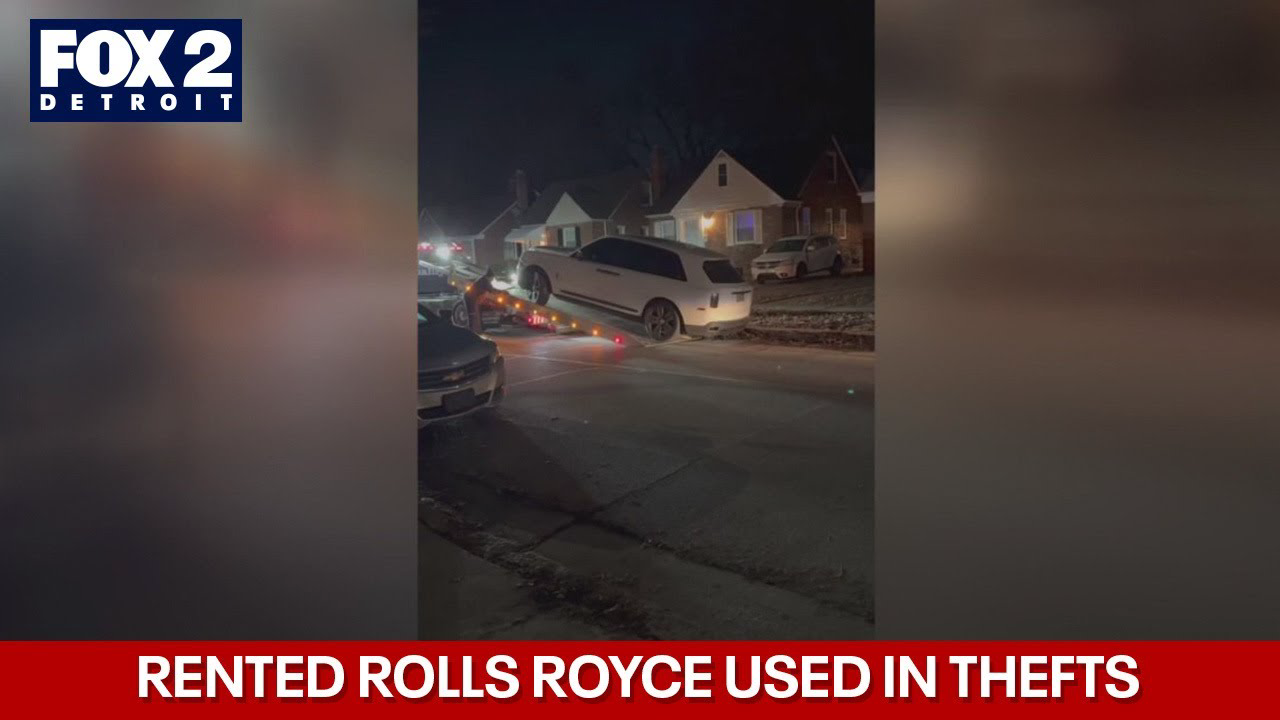 Rented Rolls Royce used in several bank robberies across Metro Detroit