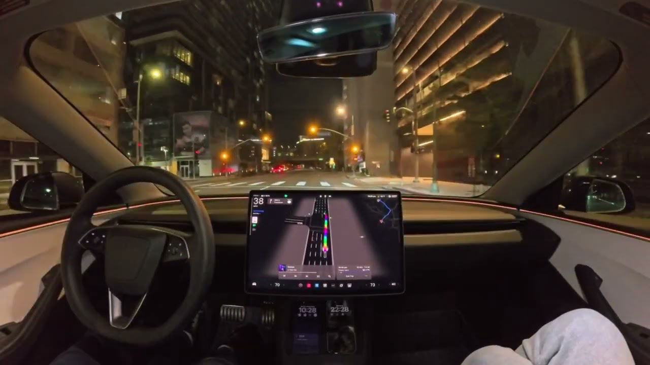 Raw 1x: Mad Max Mode on Tesla Self-Driving 14.1.2: First Drive
