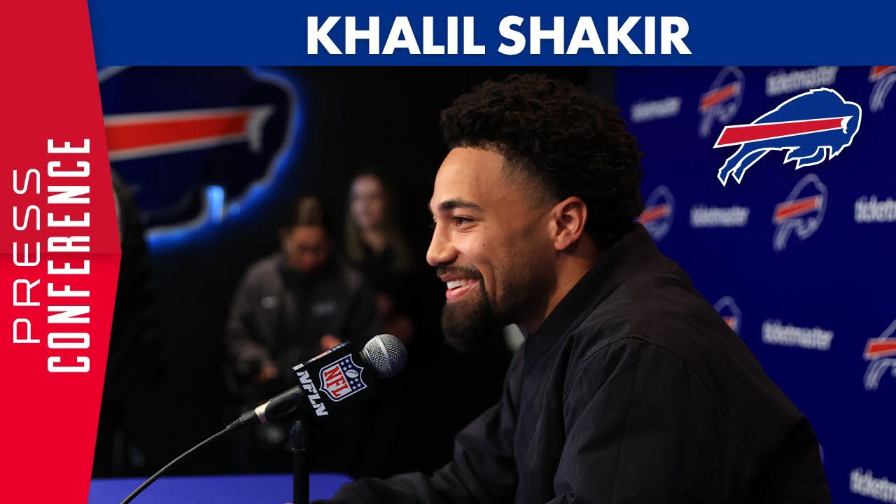 Khalil Shakir Meets With The Media Following His Contract Extension! | Buffalo Bills