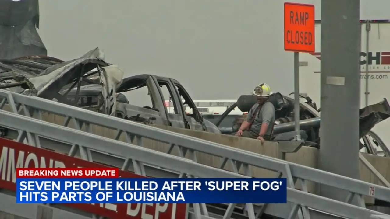 'Superfog' blamed for deadly pileup of 150+ cars in Louisiana