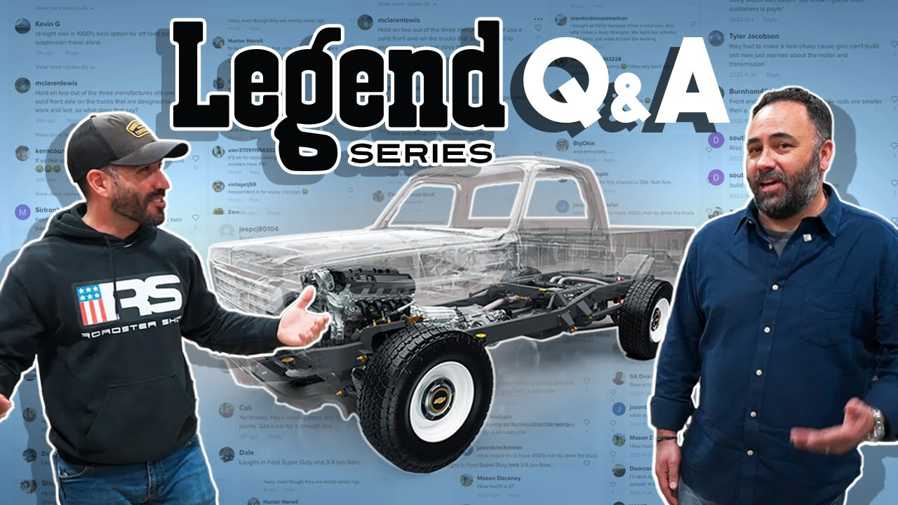 Roadster Shop Legend Series EXPLAINED: Answering YOUR Questions