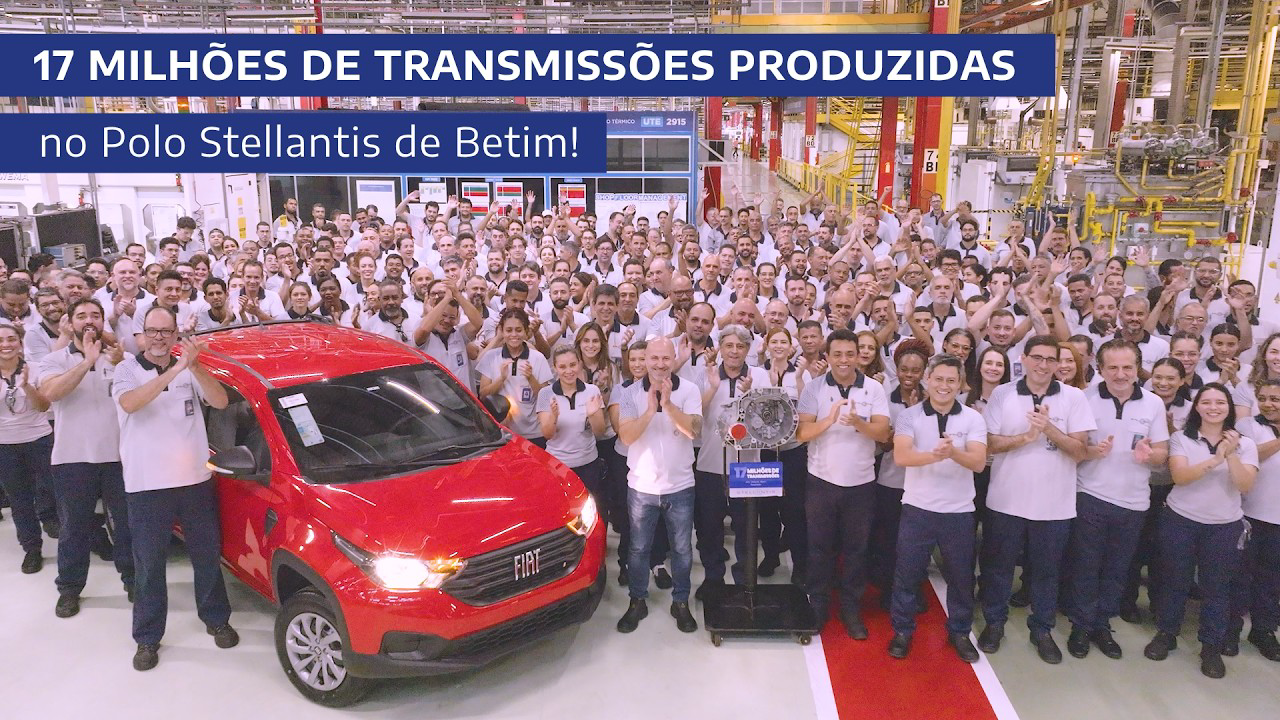 17 milhões de transmissões produzidas no Polo Stellantis de Betim!