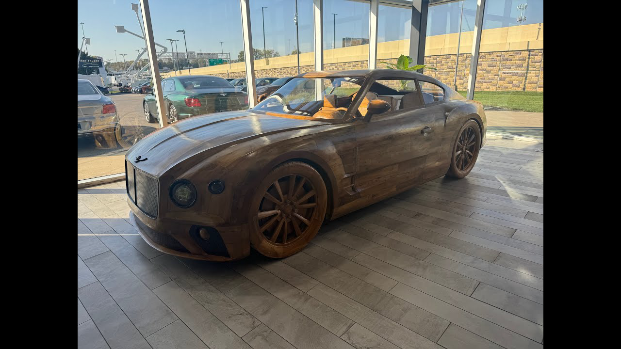 Wooden Bentley Continental GT