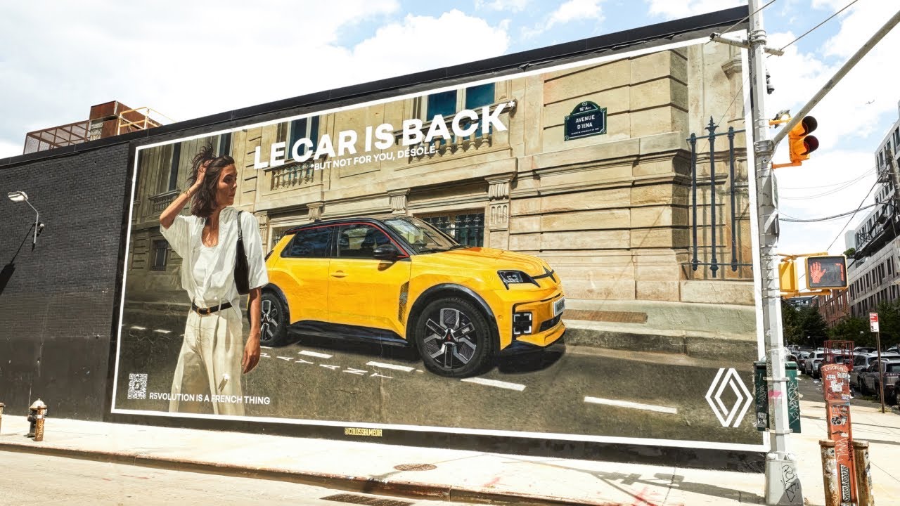 Le Car está de volta – Renault 5 Art Wall em New York
