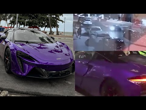 Veja colisão com McLaren Artura de R$ 3,8 milhões