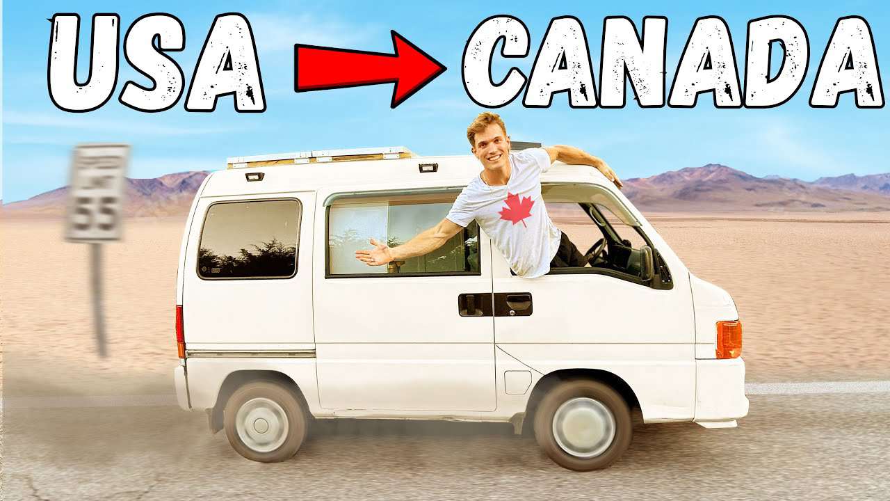 Driving my TINY camper 1,000 miles to Canada