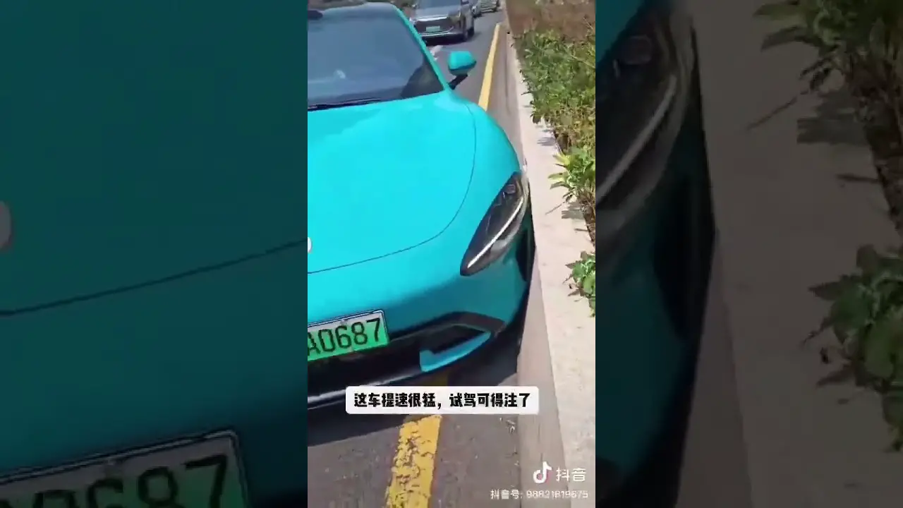 Xiaomi SU7 test car accident in China