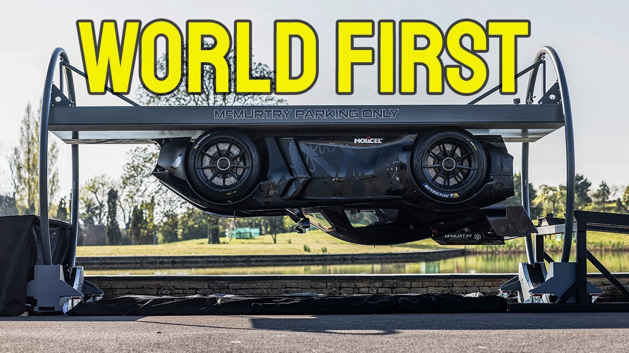 WORLD FIRST: Driving Upside Down in McMurtry Spéirling Electric Hypercar