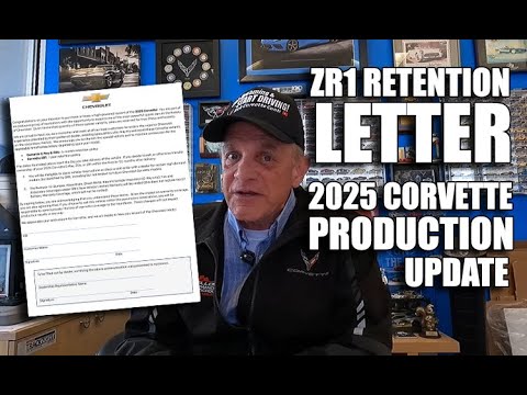 CORVETTE ZR1 RETENTION LETTER RELEASED   KEEP IT OR ELSE