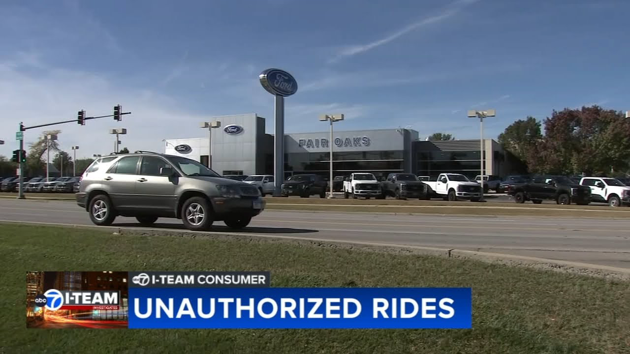 'Unauthorized rides': Vehicle owner uses app to track Naperville dealership employee driving his SUV