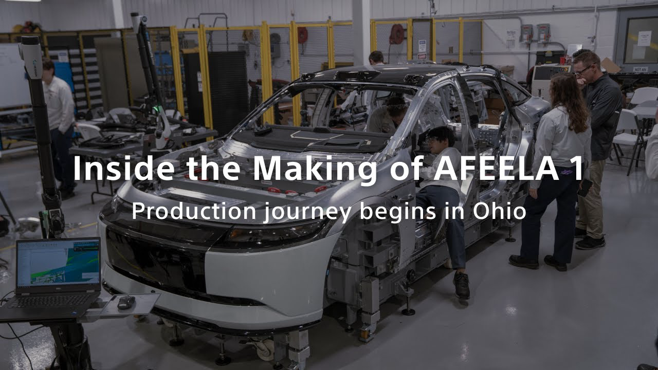Inside the Making of AFEELA 1 | Production journey begins in Ohio