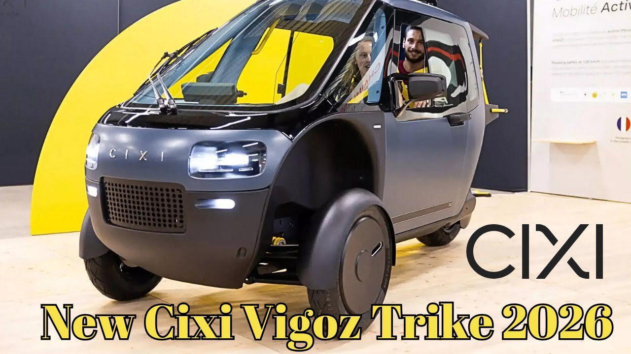 The Cixi Vigoz Trike Hits 120 km/h (75 mph) and is Legal on Public Roads.| Designed to be Active