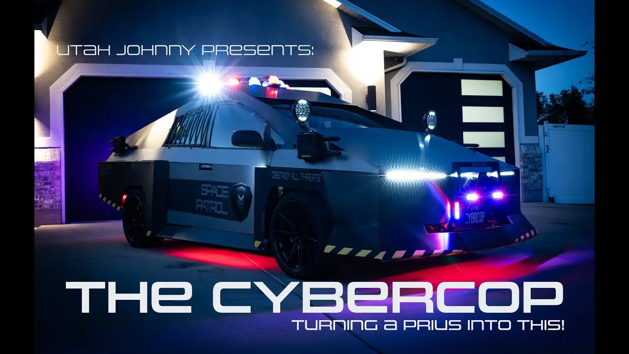 Utah Johnny's Cybercop Prius!