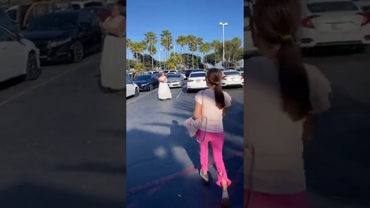 Woman Tries to Lay Claim to Parking Spot || ViralHog